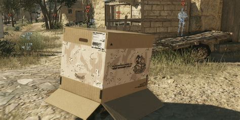 Metal Gear cardboard box